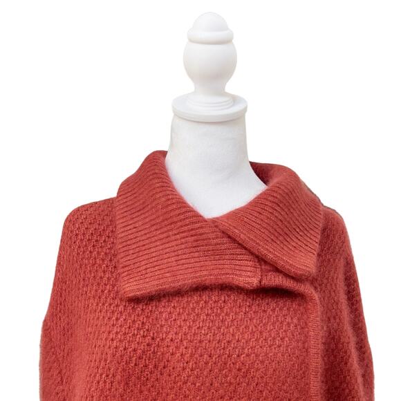360 Sweater Elsie Wool Coat Medium Red NEW - Picture 3 of 8